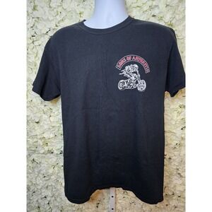 Sons Of Arthritis Piss & Moan T Shirt Mens Doubled Sided Motorcycle Biker SM